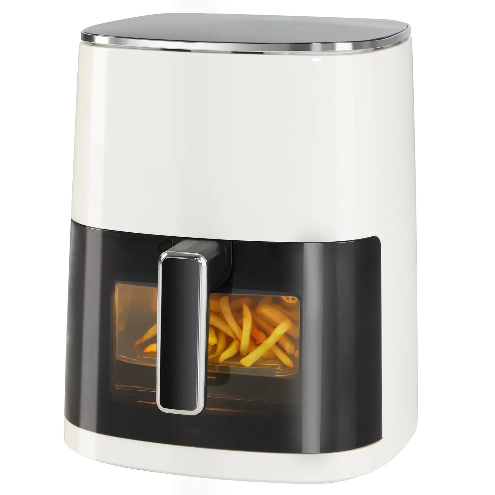 Sweet Furniture Plus Air Fryer 6 Quart Capacity with Window Square Air Fryer 12-in-1 Air Fry, Roast, Reheat, Dehydrate, Bake, Steam with 400F