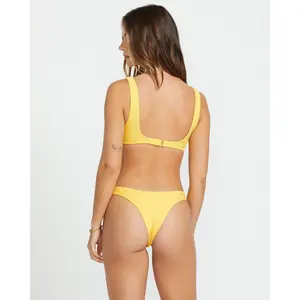 billabong Tanlines Cocoa Bikini Bottom - Sunburst, Women's Sports & Outdoor Surfwear Swimwear