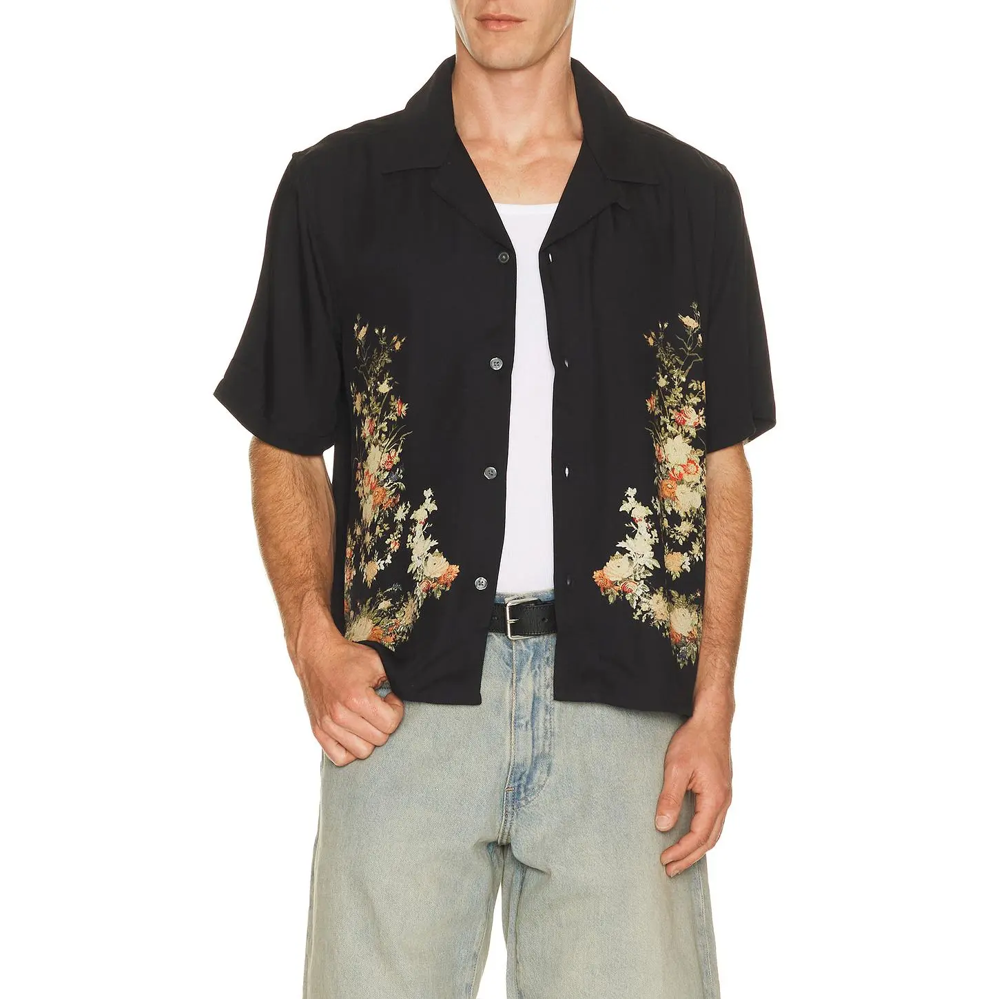 ALLSAINTS Parsons Shirt in Jet Black