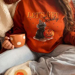 Let’s Get Spooky Vintage Halloween Cat Sweatshirt