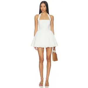 MORE TO COME Jazmin Mini Dress in White