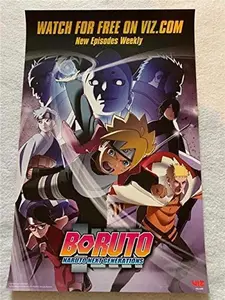 BORUTO NARUTO NEXT GENERATIONS - 11"x17" D/S Original Promo TV Poster NYCC 2018 Viz Media