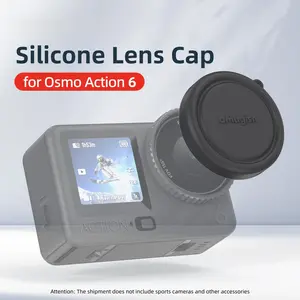 Dji Osmo Action 6 Silicone Protective Case, Sports Camera Protection Accessories, Durable Shockproof Cover, Essential Gear for Outdoor Use