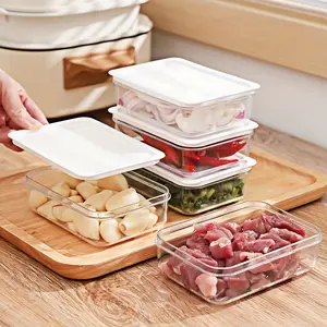 6-Pack Polypropylene Refrigerator Storage Bins with Lids - 1200ml/40.58oz, Safe for Food Contact, Fruit and Food Organizer, Space-Saving, Suitable for Kitchen, Outdoor Picnic, Microwave and Freezer Safe