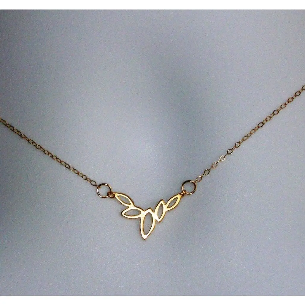 Geometric Triangle Necklace - Gold Geometric Triangle Necklace, Gold Filled Necklace, Mothers Day, bridesmaid gifts, Wedding