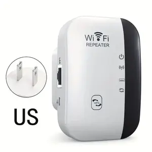 High Speed WiFi Range Extender, 1 Count Wireless Network Repeater, Long Range Wireless Repeater Access Point, Network Components for Home and Office Use, Signal Booster, Portable WiFi, WiFi Control, Wifi Extenders