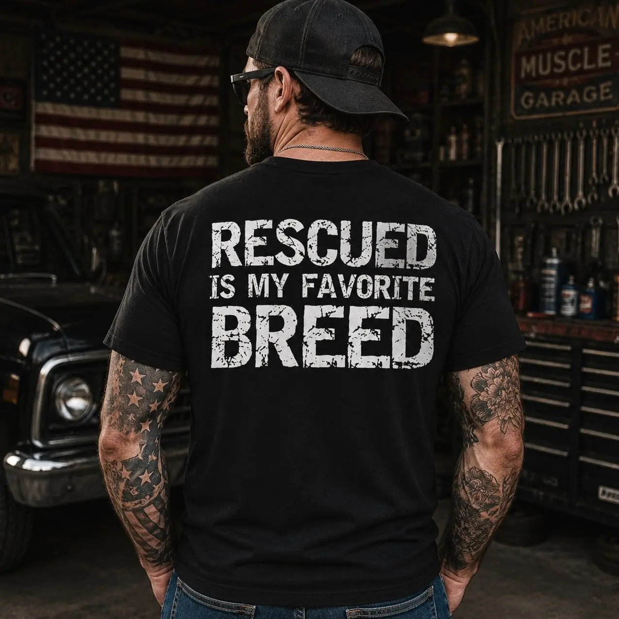 Rescued Is My Favorite Breed T-shirt