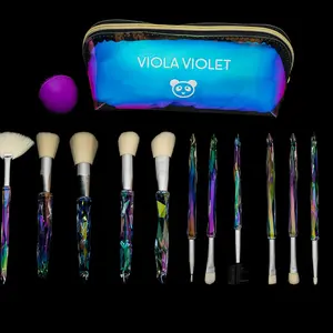 15pcs professional Makeup Brush Set with case