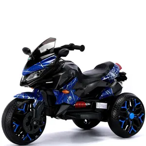 12V Electric Motorcycle for Kids Ride On Toy with Training Wheels, Manual Throttle,Hand Drive & LED Lighting Wheels - Ideal for Boys & Girls Ages 3-6