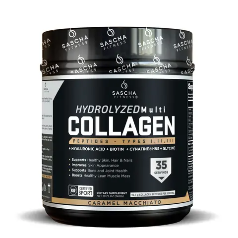 SASCHA FITNESS Hydrolyzed Multi Collagen | CARAMEL MACCHIATO