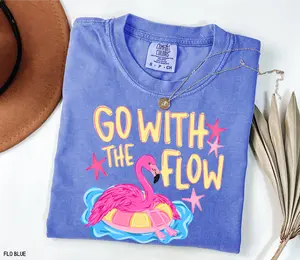 Go With The Flow Comfort Colors T-Shirt