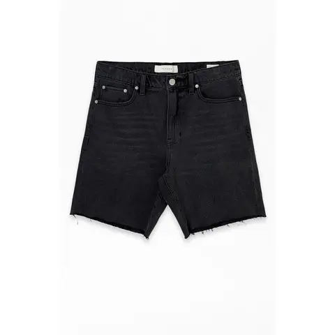Pacsun Men's Harrison Cutoff Jean Shorts Black