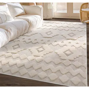 Chiara Tribal Moroccan High-Low Flat-Weave Rug