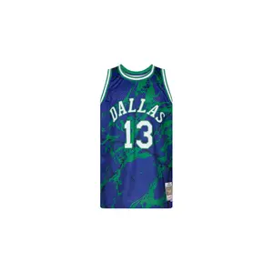 Team Marble Swingman Jersey "NBA Dallas Mavericks 1998 Steve Nash" TFSM1278 DMA98SNABLUE