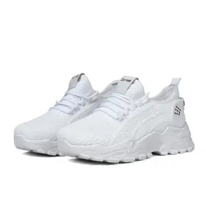 Zorwalk Chunky Sneakers for Women Fashion Platform, Casual Mesh Lace Up ​Dad Shoes, Comfortable Soft Sole All Day Wear