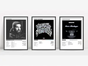 Drake Bundle Set of 3 Album Cover Posters