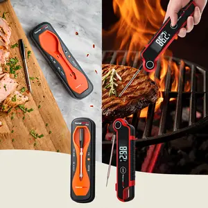 TempSpike Portable Digital Meat Thermometer Bluetooth, App Control, Wireless, Steel Probe for Cooking, Grill, Smoker, Oven, BBQ TempSpike Portable Digital Meat Thermometer Bluetooth, App Control, Wireless, Steel Probe for Cooking, Grill, Smoker, Oven, BBQ