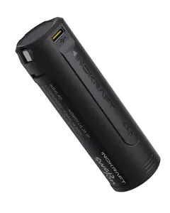 InoKraft Swap-On 4Ah Rechargeable Lithium Battery, 21700 Industrial-Grade Cell, Type-C Dual-Way Charging, Compact Power Pack for Heated Vest, Heated Jacket and Small Devices