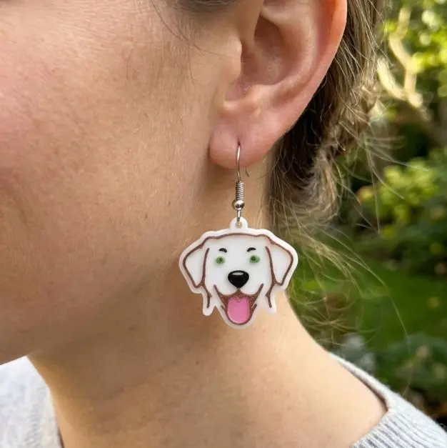 Dog Earrings