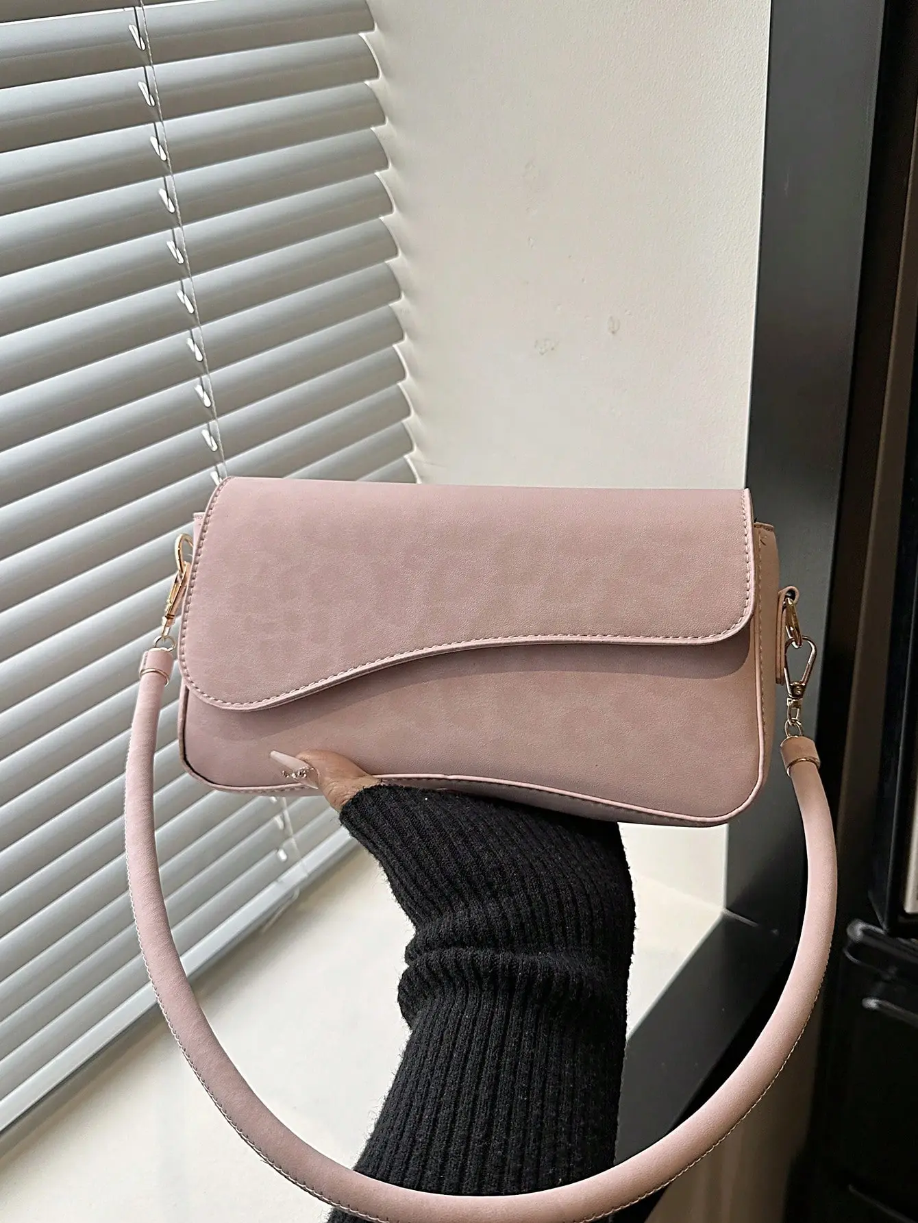 Women's Pink Leopard Print Shoulder Bag, Vintage Asymmetrical Flap Handbag, Elegant Y2K Purse for Everyday, Party & Shopping