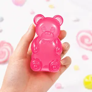 Giant Gummy Bear Squishy Toy, Soft Candy Fidget Squeeze Toy for Stress Relief