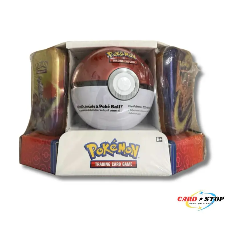 3 Tin Pack - Sams Club Exclusive Kanto Pokeball Tin 2021