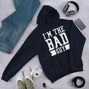 Billie Inspired - I'm the Bad Guy Hoodie Tshirt Streetwear Menswear Festive Sweatshirts Pullover
