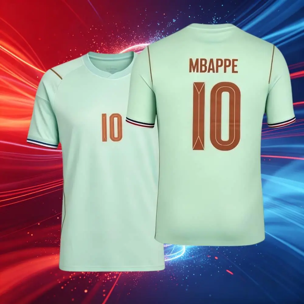 2026 France 10# Mbappé 7# Dembele Short And Long Sleeve Soccer Jersey Fans Version Breathable