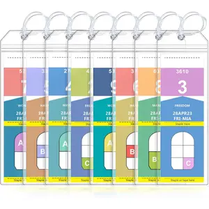 8 Pack Cruise Luggage Tag Holder, Cruise Essentials 2025 for NCL, Princess, Carnival, Royal Caribbean and Celebrity Cruise Luggage Tags for Travel Essentials