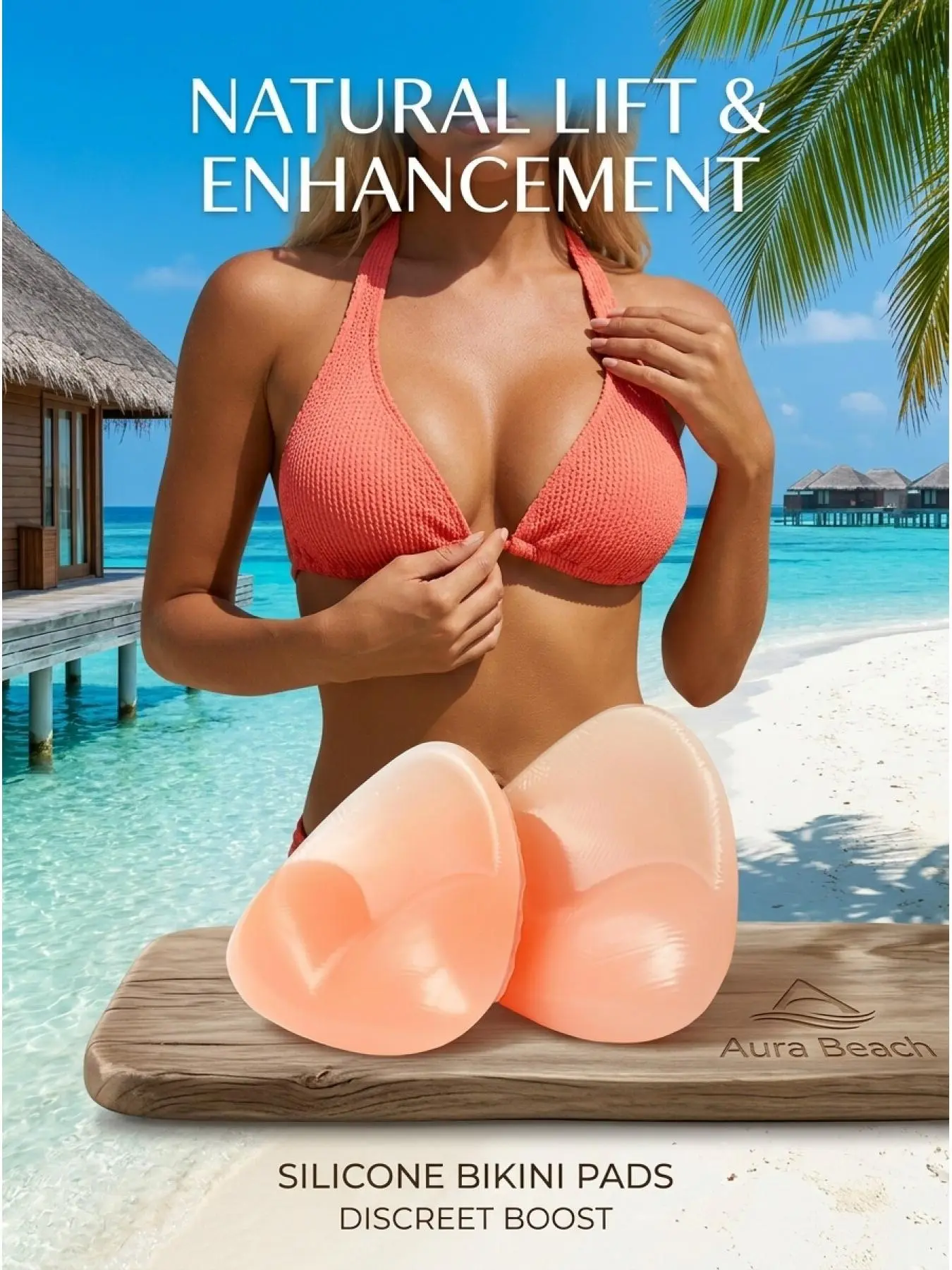 Women's invisible thick transparent breast pad, silicone, internal accessories, padded bra accessories, bikini, small breasts enlargement, large breasts convergence, prevention of outward expansion, Bra padding inserts, Bra Insert Pads