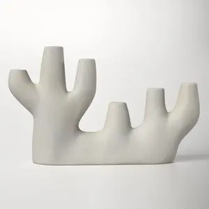 875" Ceramic Tabletop Candlestick Holder