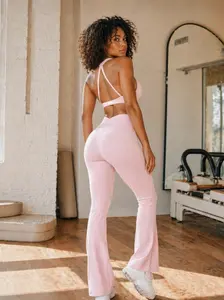 Pilates Core Flare Leggings (Ballet Pink)
