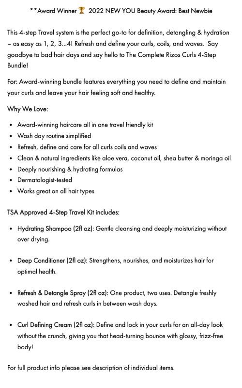 4-Step Travel Kit (2 fl oz) 4-Step Travel Kit (2 fl oz)