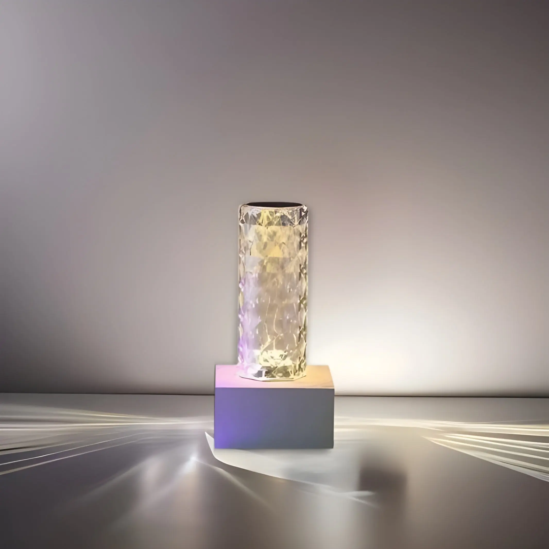 Touch-Control Diamond Lamp – LED Crystal Light Decor