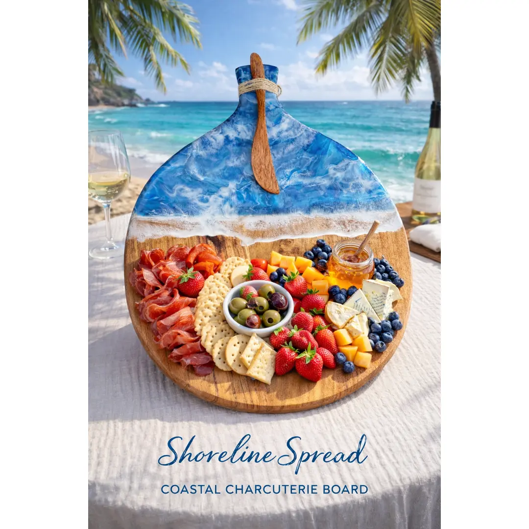 Shoreline Spread Coastal Charcuterie Board