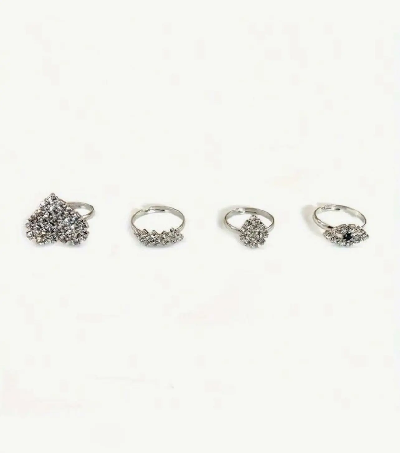 “RHINESTONE DESIGN TOE RING”