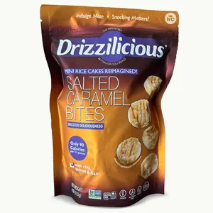 Drizzilicious Salted Caramel Bites Mini Rice Cakes 4oz Drizzilicious Salted Caramel Bites Mini Rice Cakes 4oz