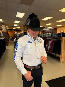 Mens OV Fashion White w/Blue