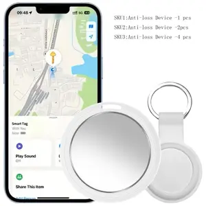 Air Tag 1pcs/4pcs, Tracker Work With Apple Find My (IOS Only), Key Finder And Item Locator Smart Tag With Key Ring/Lanyard, Tracker Tag For Keys/Luggage/Wallet