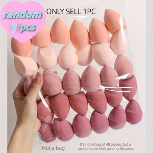 30 Color Random Makeup Sponge Set, Soft Non-Latex Dual-Use Powder Puff, Water Drop Shape Cushion Sponge, Beauty Tool for Foundation, Beauty Sponges