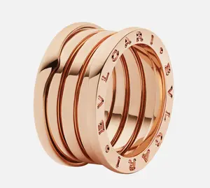 Pre-owned B.zero1 Ring B.zero1 four band ring in 18 kt rose gold