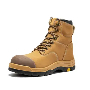 ROCKROOSTER Roslyn CP232Z-245Z Men's Composite Toe Safety Work Boots with Side Zipper Non-slip Rubber Outsole ASTM F2413-18 EH Rated Closed Toe Walking Shoes Cover Boy