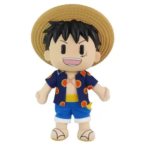 One Piece: Monkey D. Luffy (Dressrosa Arc) Figurekey Plush 8" H
