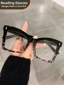 Reading Glasses Clear Lens Fashion High Quality Eyewear Computer Glasses for Women Men +1.0 to +4.0,christmas gifts, Reading Eyeglasses