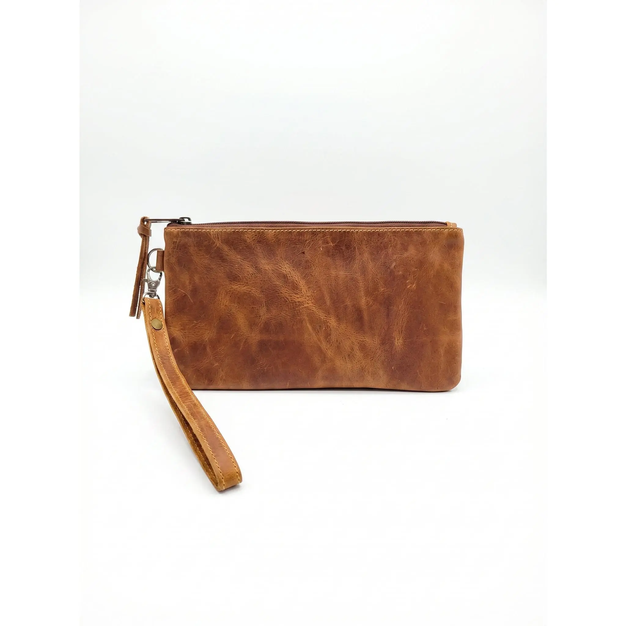Leather Wristlet Purse