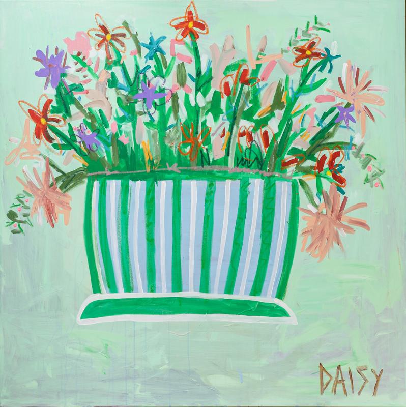 48x48 "New Things" | Original Abstract Painting by Megan Daisy Milner