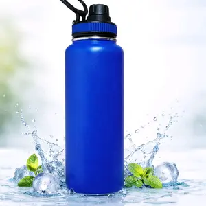 25oz-32oz Insulated Stainless Steel Water Bottle Vacuum Sealed Leak-Proof Lid with Carry Loop Ideal for Gym Cycling and Office Use