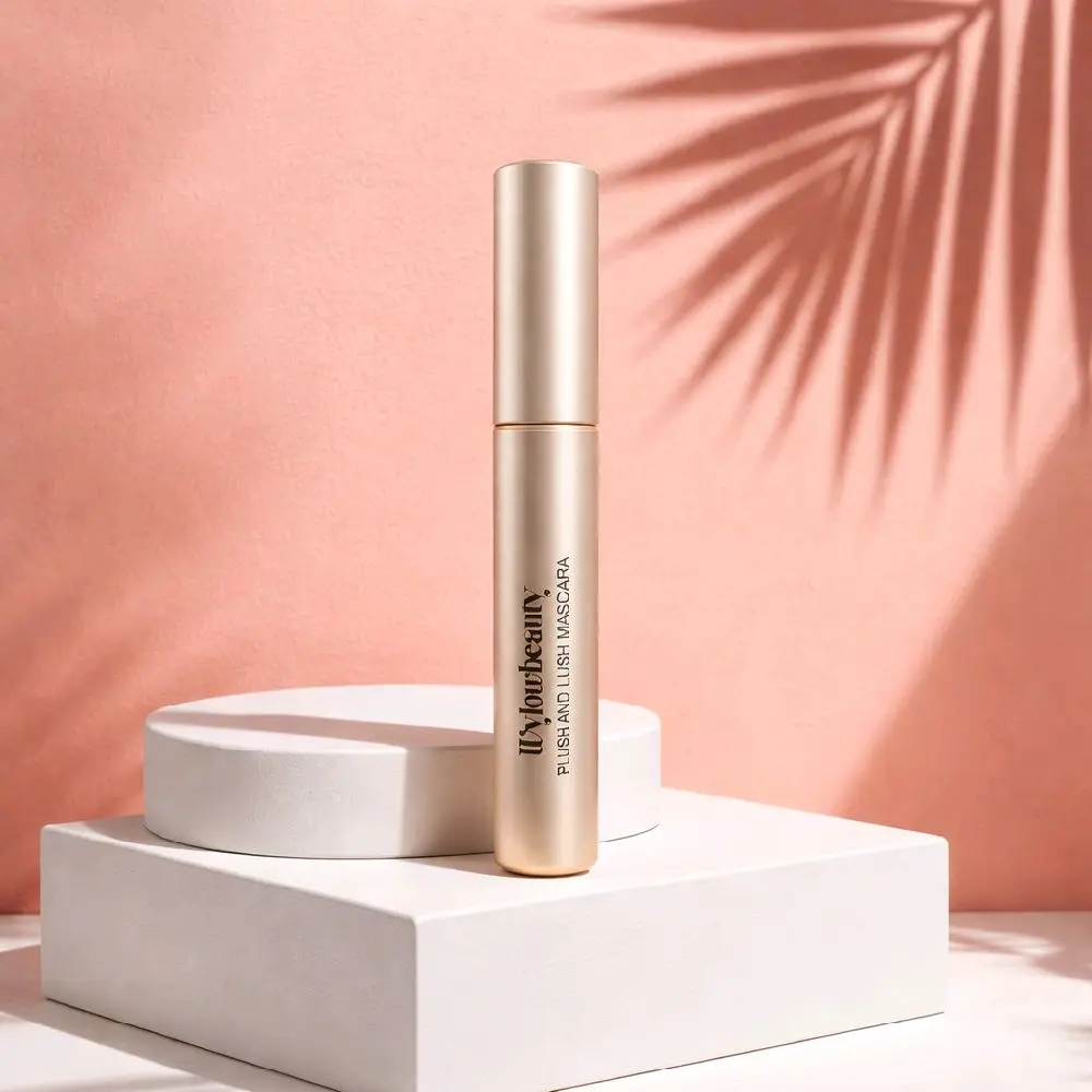 Wylow Beauty PLUSH AND LUSH FIBER MASCARA Lash Treatment Mascara with Castor Oil Peptides and Collagen 10Ml