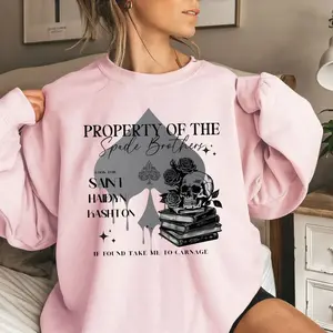 Property Of The Spade Brothers, Smut Shirt, Carnage, Dark Romance Merch Sweatshirt, Smut Reader, Bookish, Book Lover Sweatshirt Pullover Tee