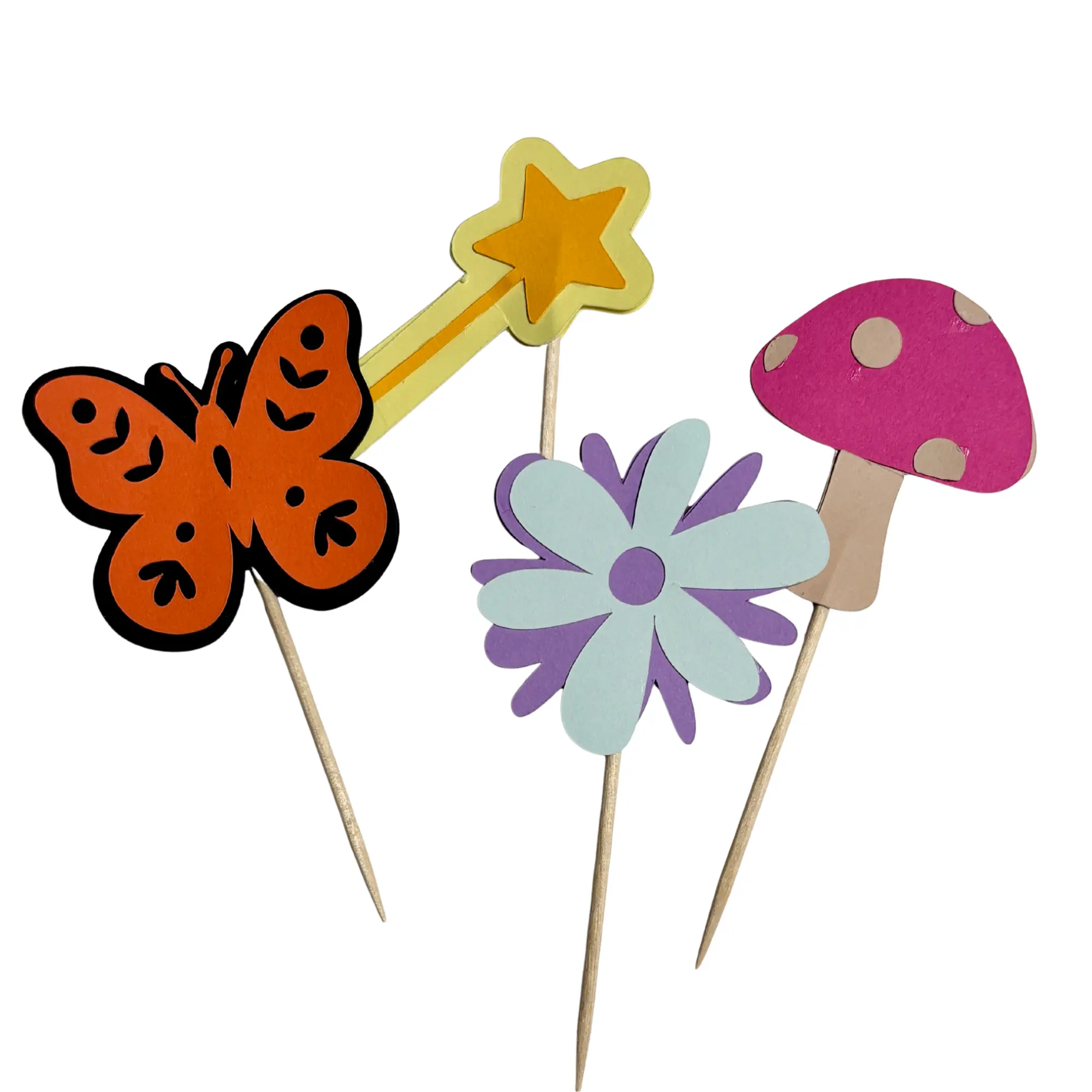 Fairy Garden Cupcake Toppers